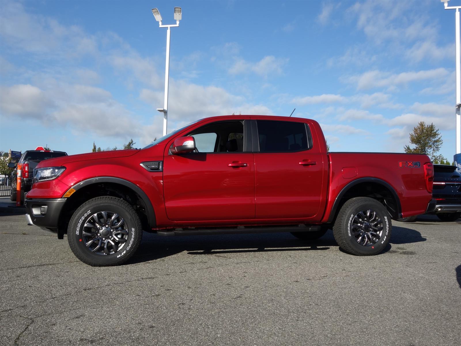 Rapid Red Ford Ranger 2020 Ford Ranger Lariat Rapid Red, 2.3L EcoBoost Engine with Auto Start